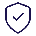 security shield icon with a tick