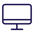 Computer monitor icon