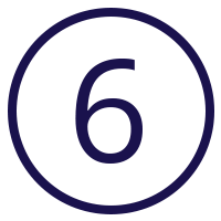 Number six icon