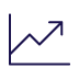 trend up line graph