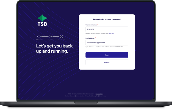 Reset your password more easily