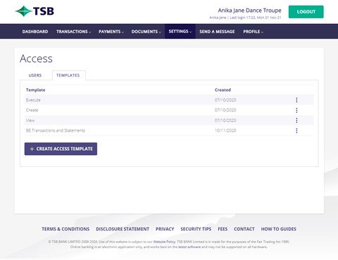 Access TSB website