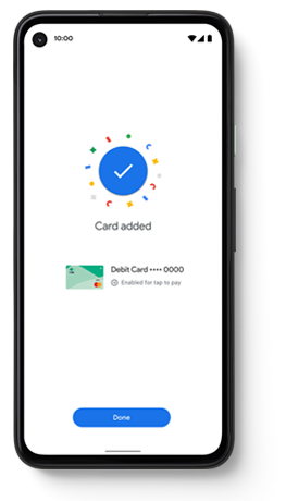 Google Pay set up step three