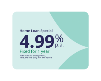 TSB Bank home loan special 1 year rate