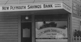 New Plymouth Savings Bank’s first Fitzroy branch opened in 1920