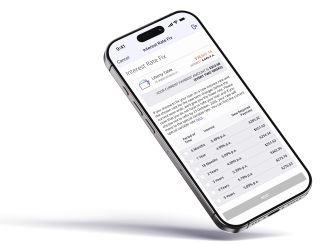 refix home loan via TSB mobile app