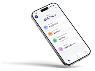 TSB mobile app home screen on an iPhone