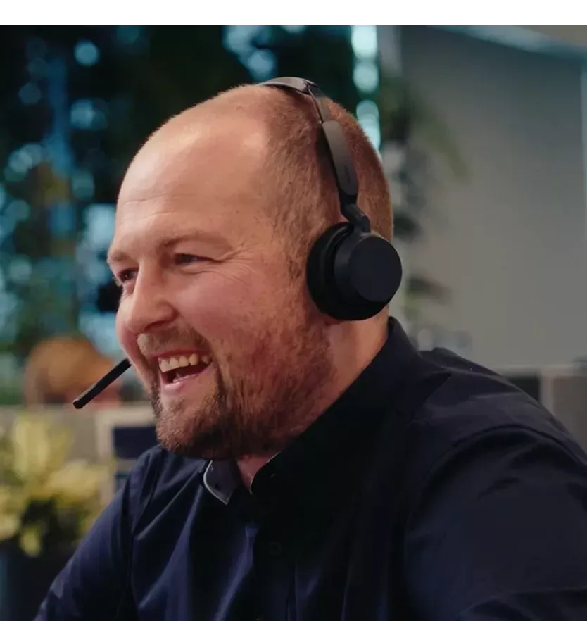 TSB staff member helping a customer with their banking needs