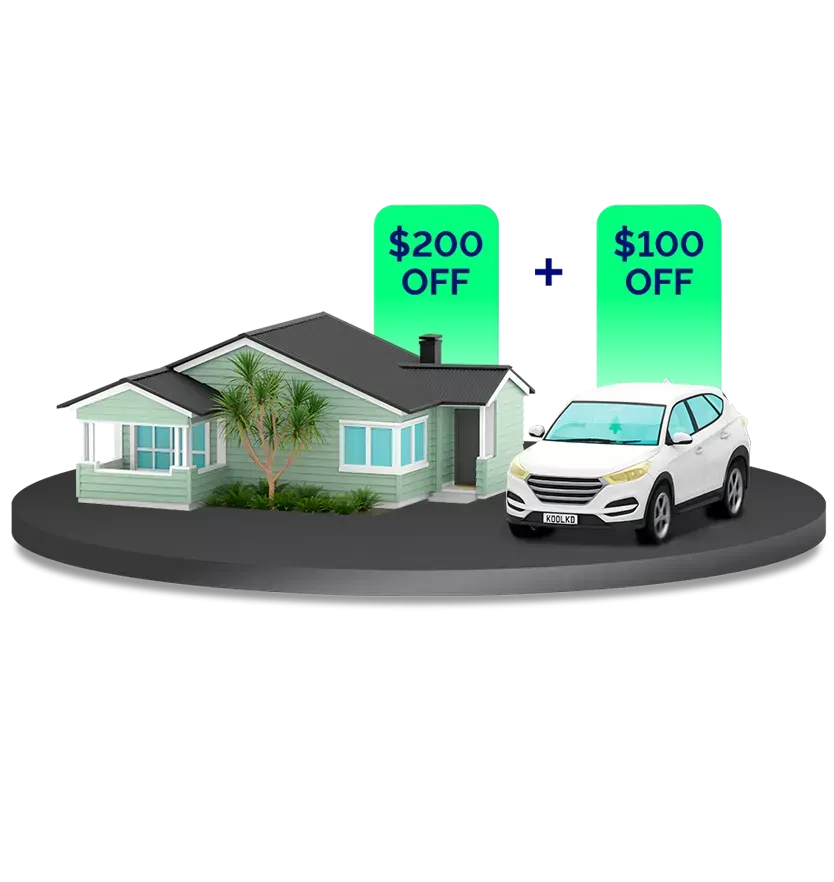 Save $300* when bundling Tower home and car insurance cover