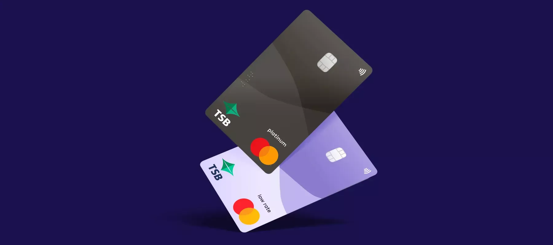 TSB debit and credit cards representing card and ATM security