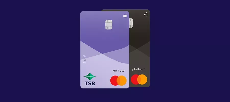 TSB Low Rate or Platinum Mastercard for everyday spending and overseas transactions