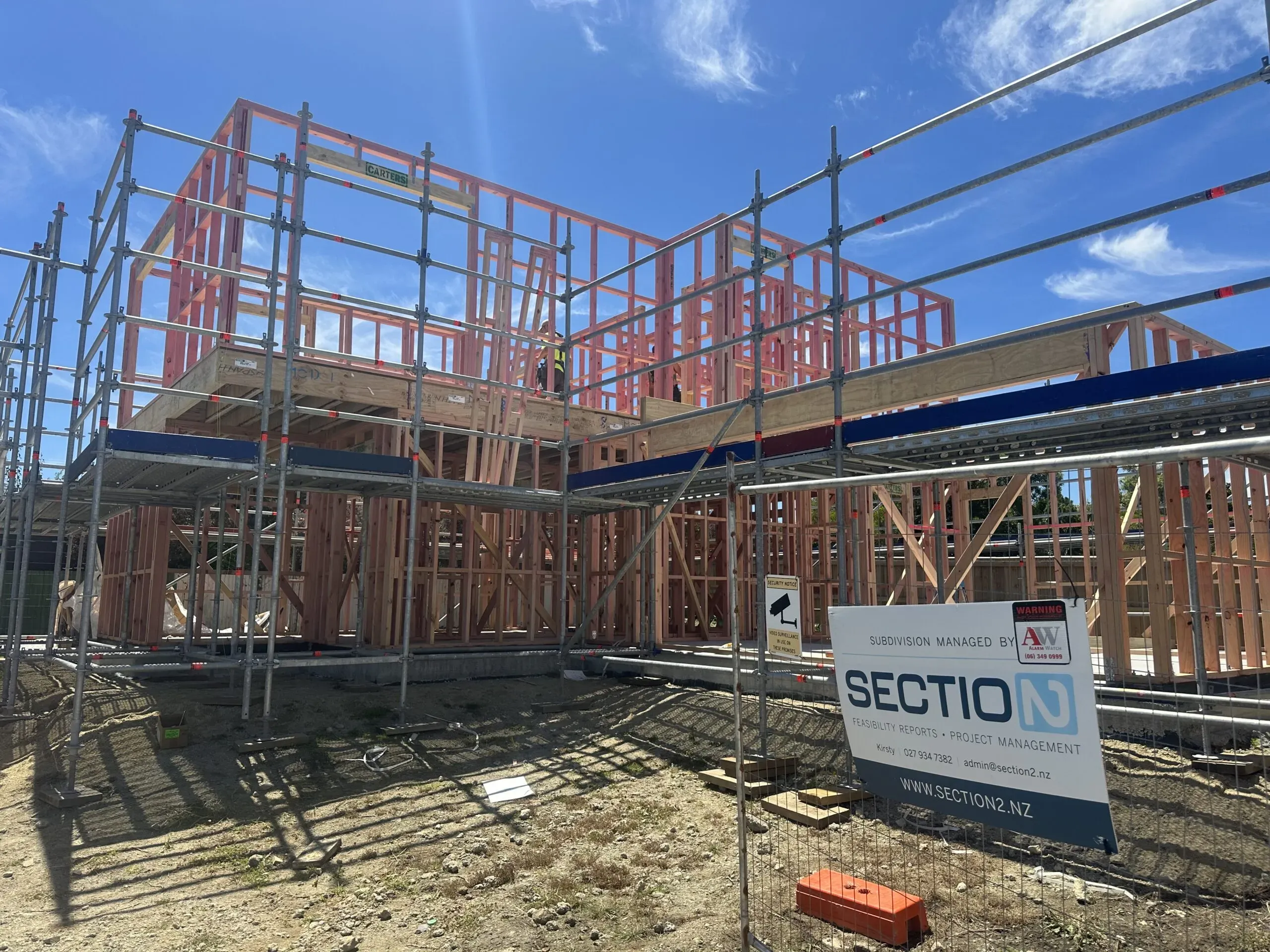 Image of a worksite of Section 2