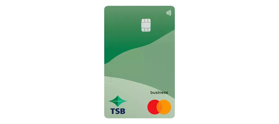 TSB Business Mastercard for business spending and expense management.
